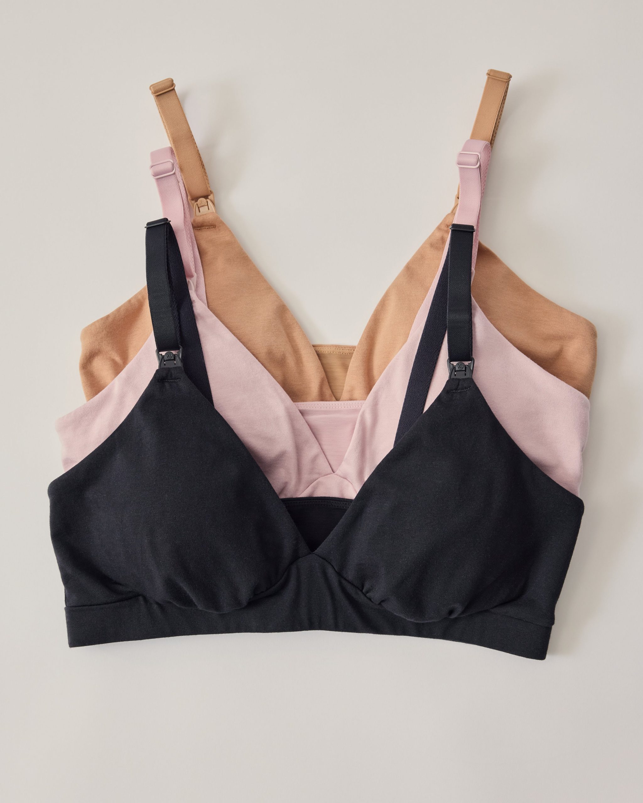 SoftStretch Cotton Maternity & Nursing Bralette | Black - Image 7