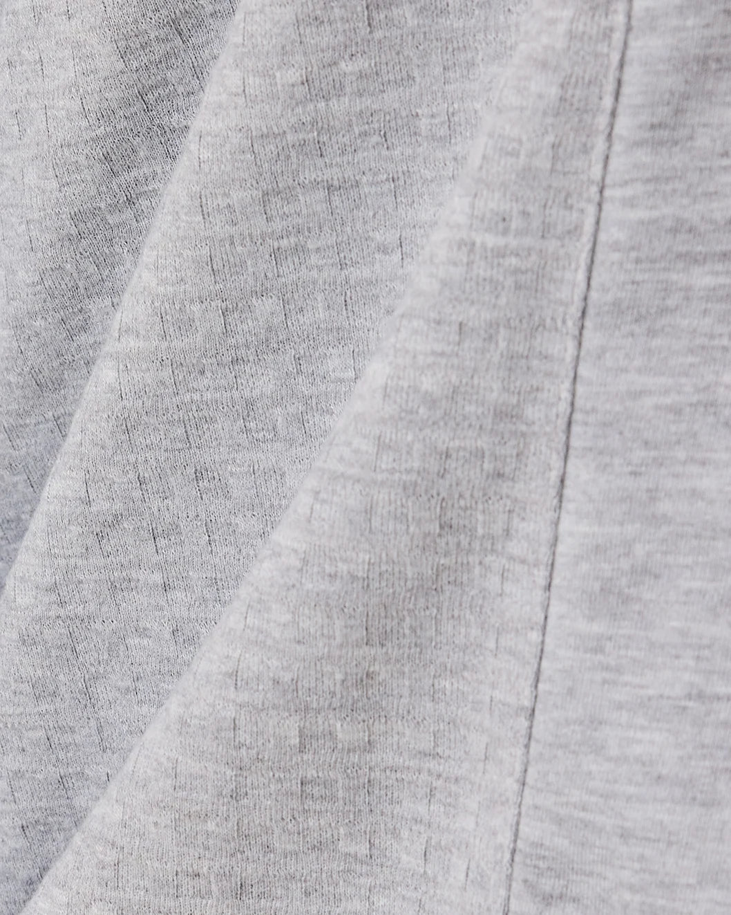Waffle Maternity & Nursing Three-Piece Lounge Set | Grey Heather - Image 6