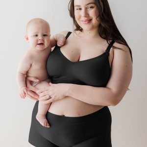 Grow with Me™ Maternity & Postpartum Boyshort | Black