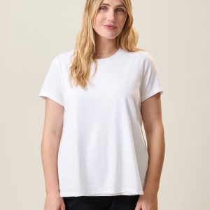 Classic Cotton Nursing T-shirt | White