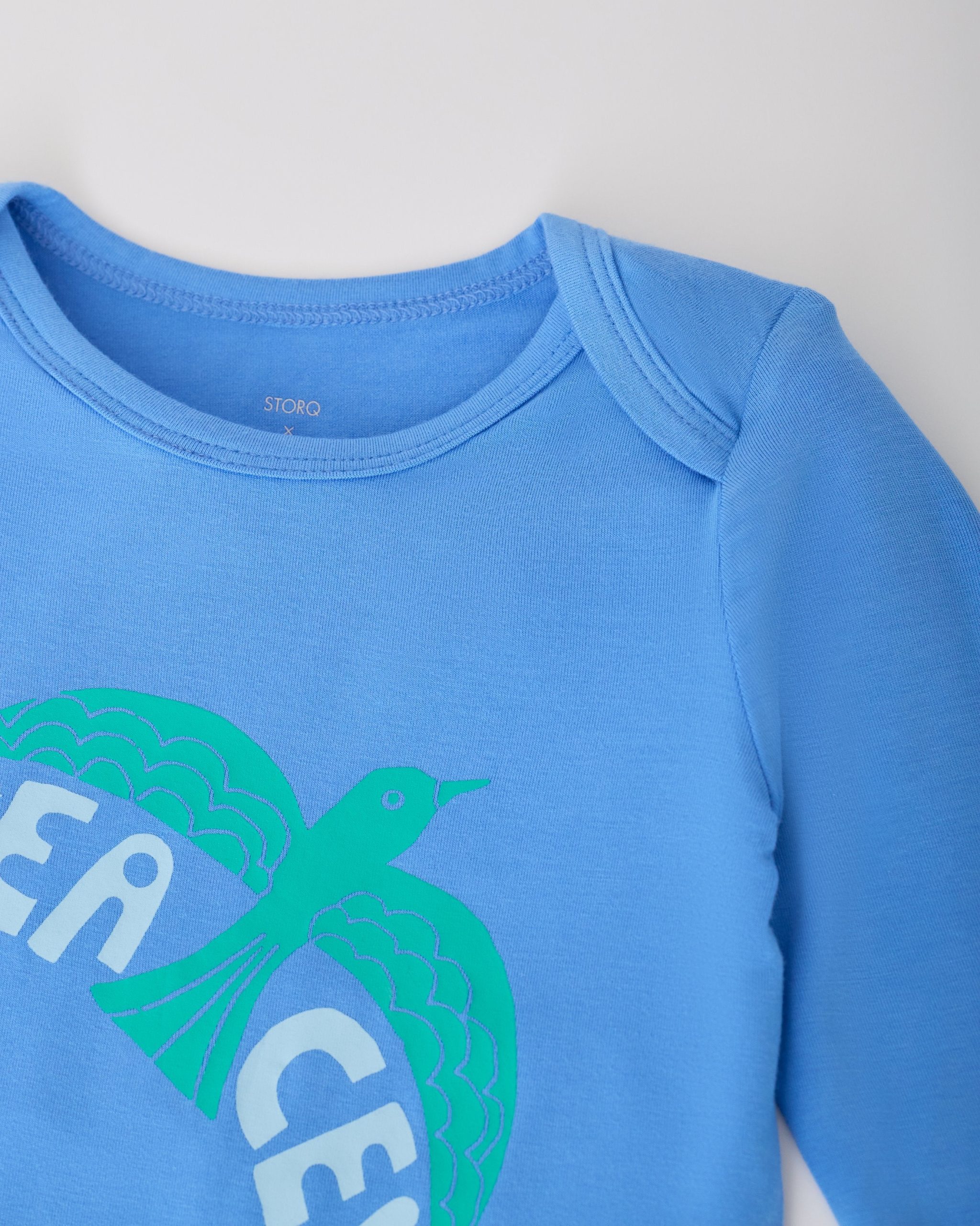 Long Sleeve Bamboo Onesie Two-Pack | Bird - Image 2