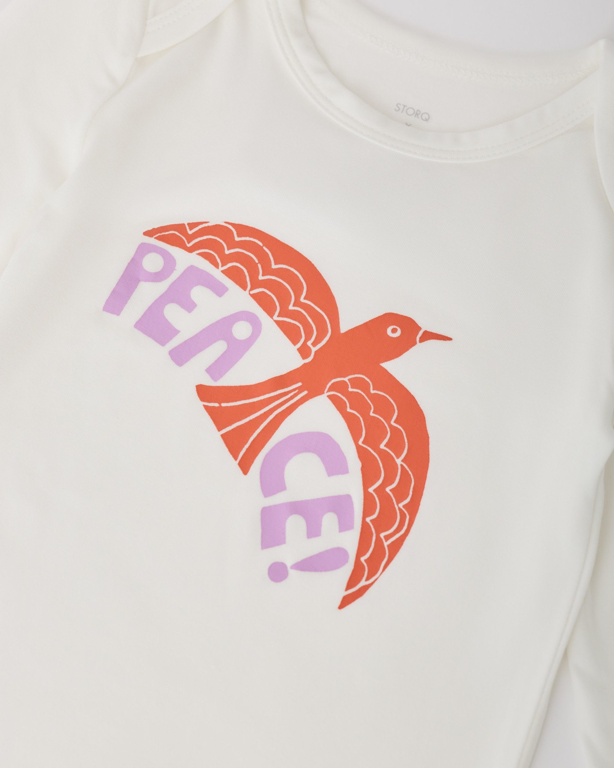 Long Sleeve Bamboo Onesie Two-Pack | Bird - Image 4