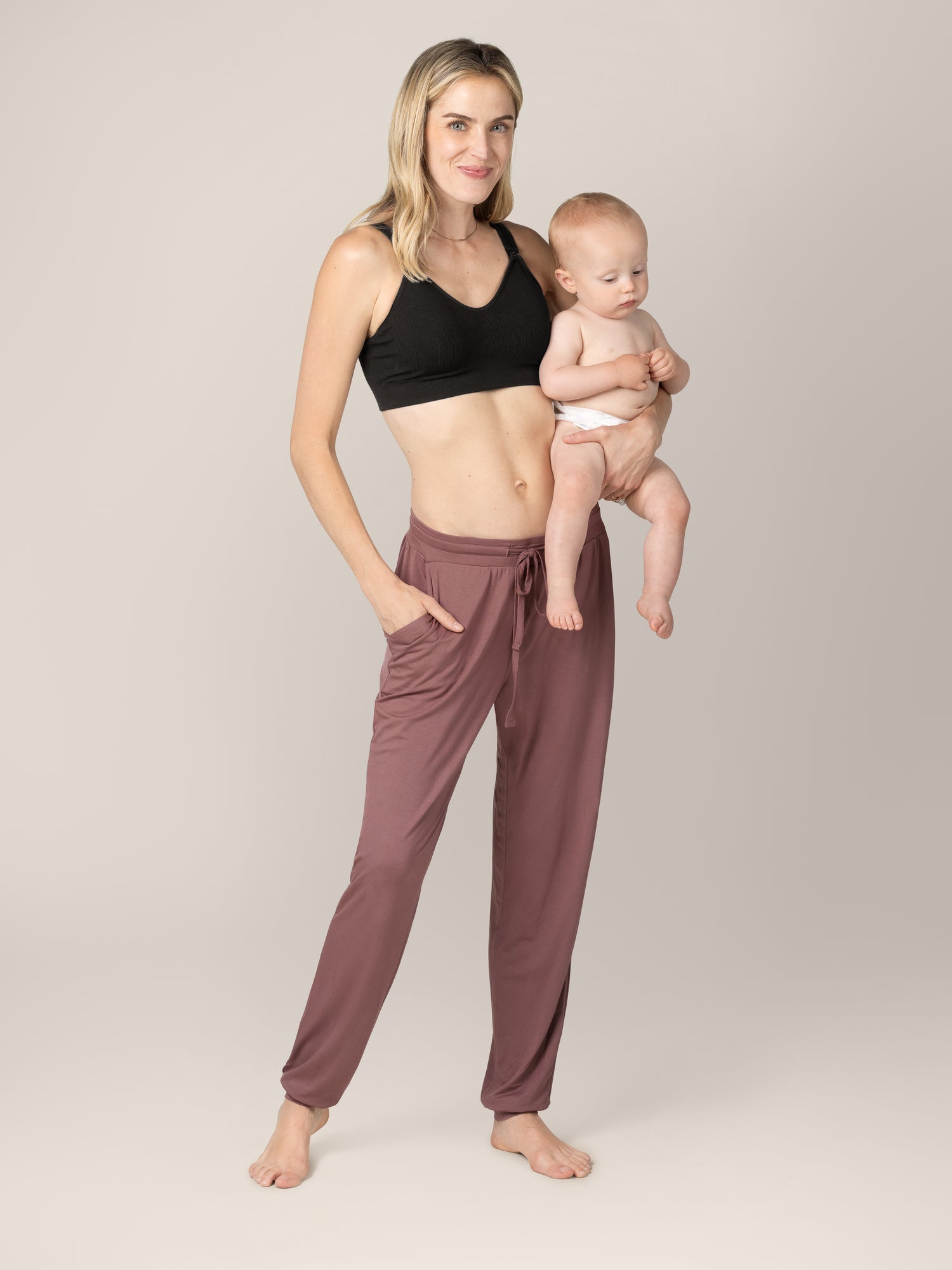 Mia Maternity & Nursing Lounge Bra | Black - Image 11