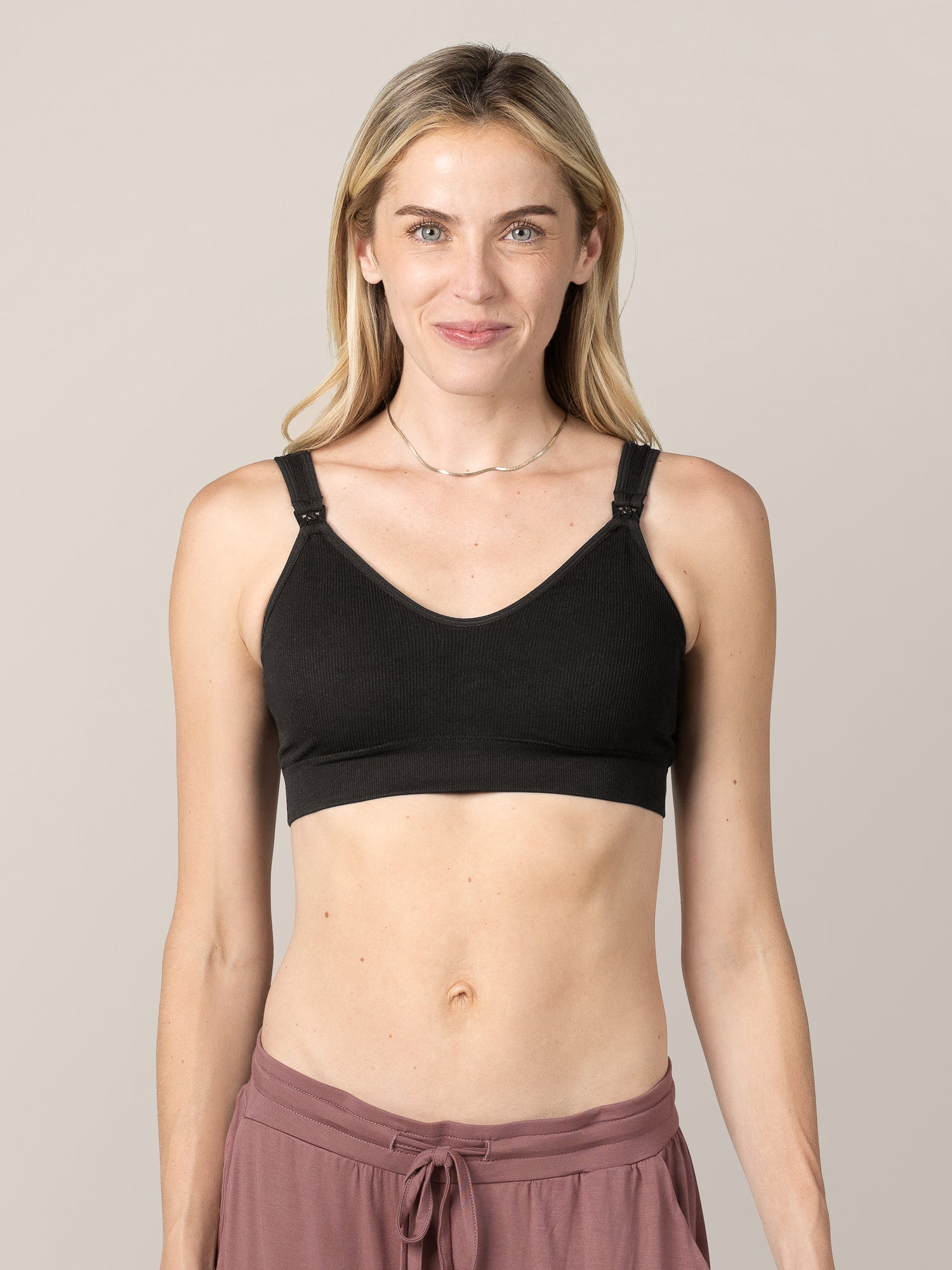 Mia Maternity & Nursing Lounge Bra | Black - Image 8
