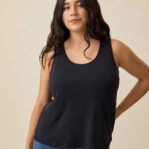 Modal Signature Nursing Tank | Black