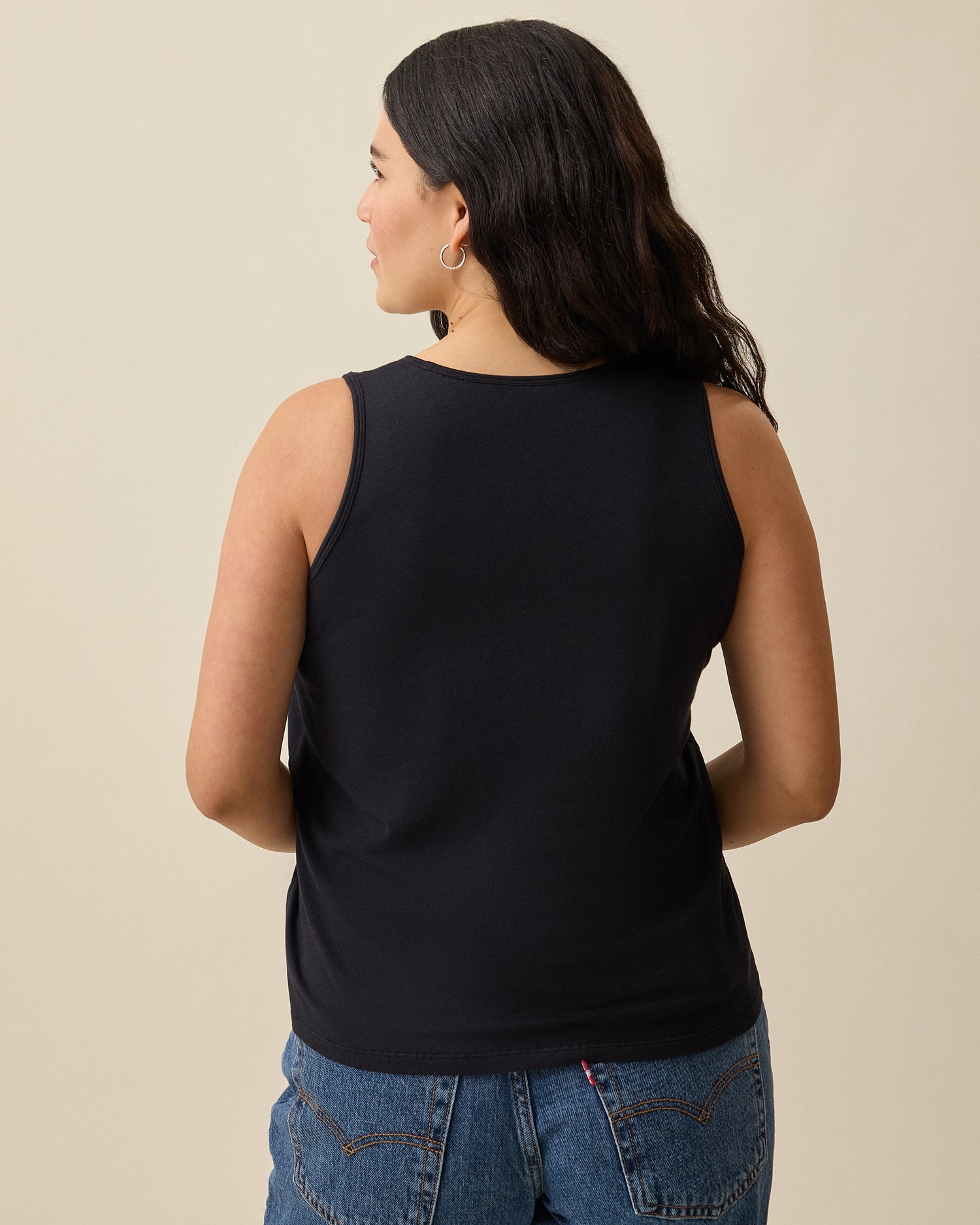 Modal Signature Nursing Tank | Black - Image 4
