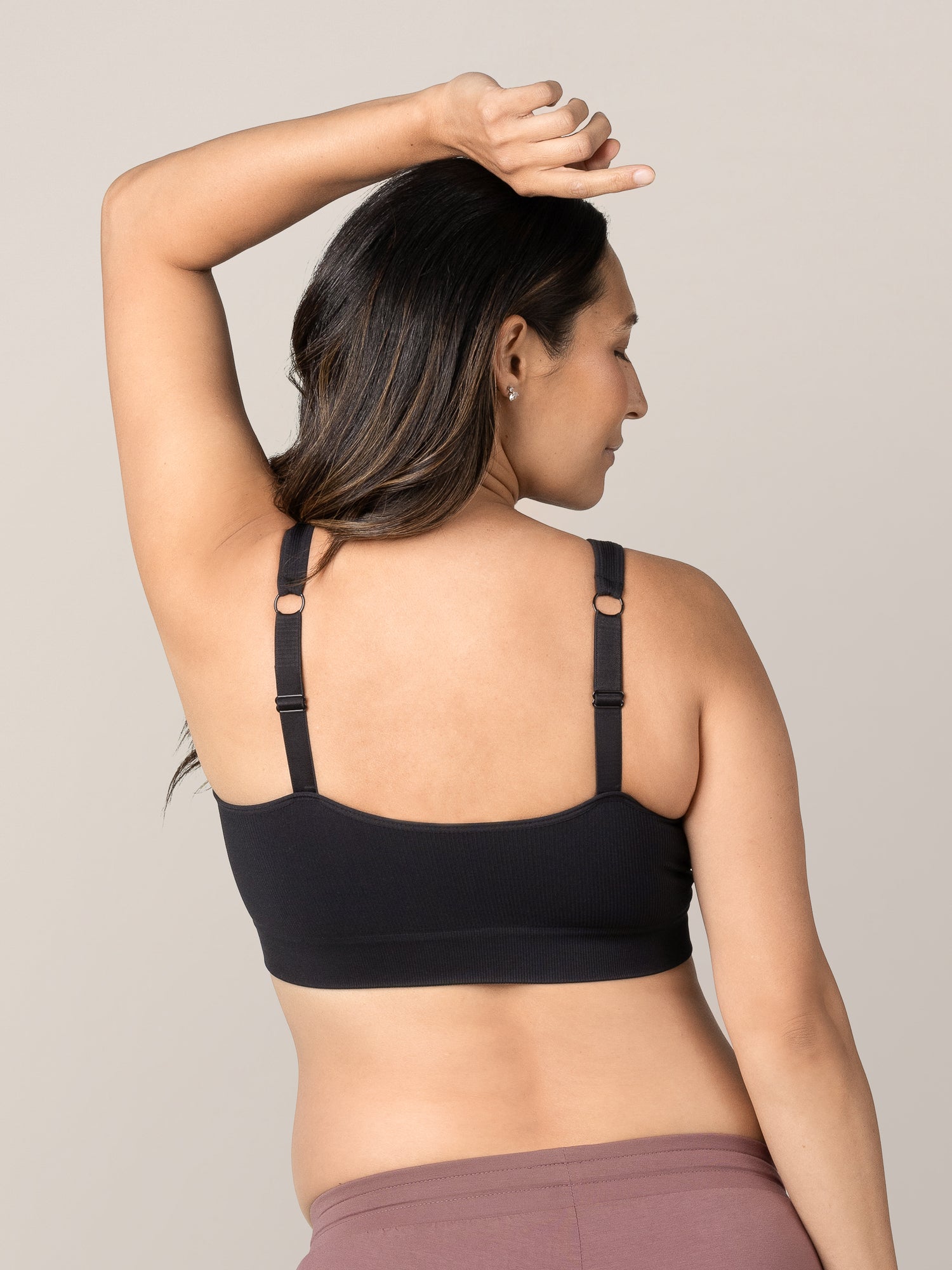 Mia Maternity & Nursing Lounge Bra | Black - Image 6