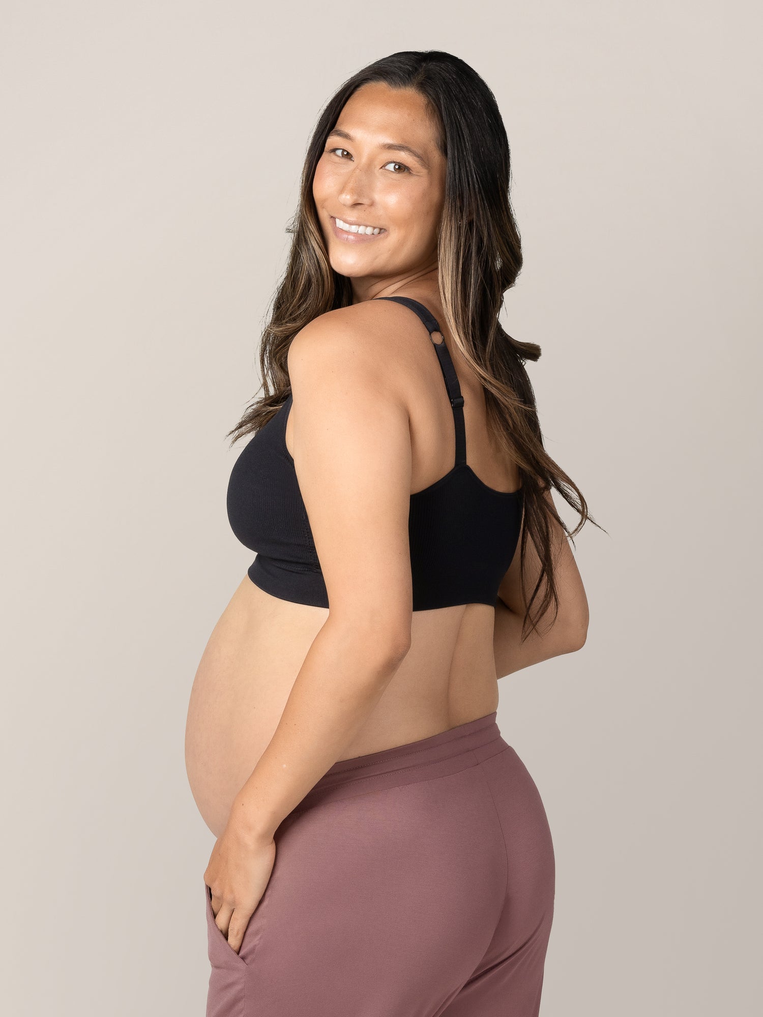 Mia Maternity & Nursing Lounge Bra | Black - Image 5