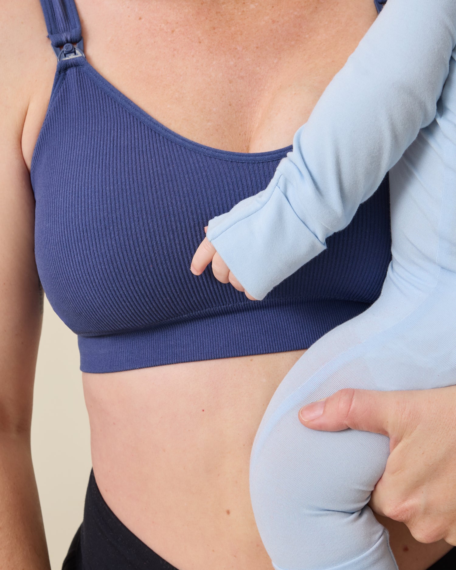 Mia Maternity & Nursing Lounge Bra | Light Navy - Image 5