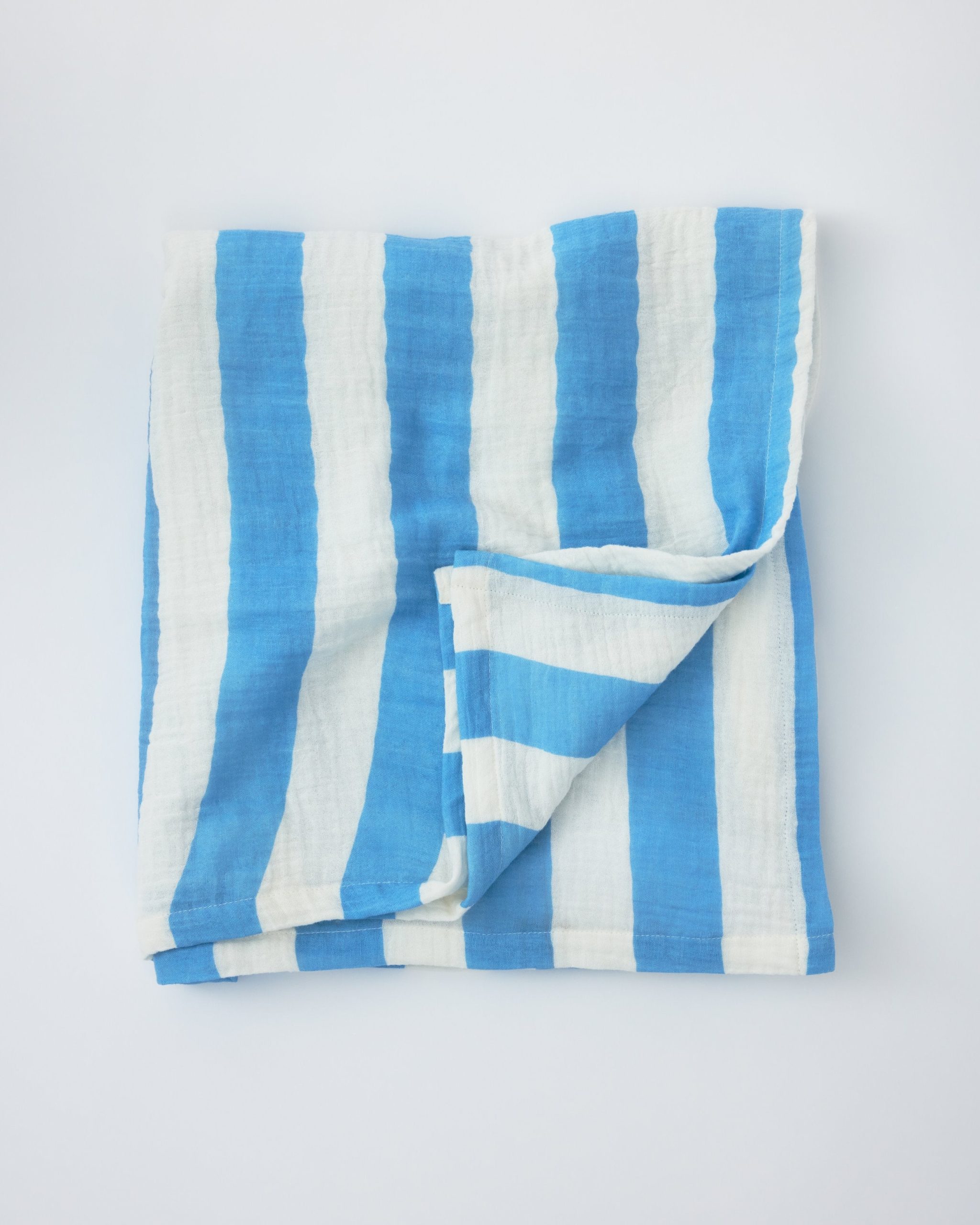 Organic Muslin Swaddle | White Cherries - Image 3
