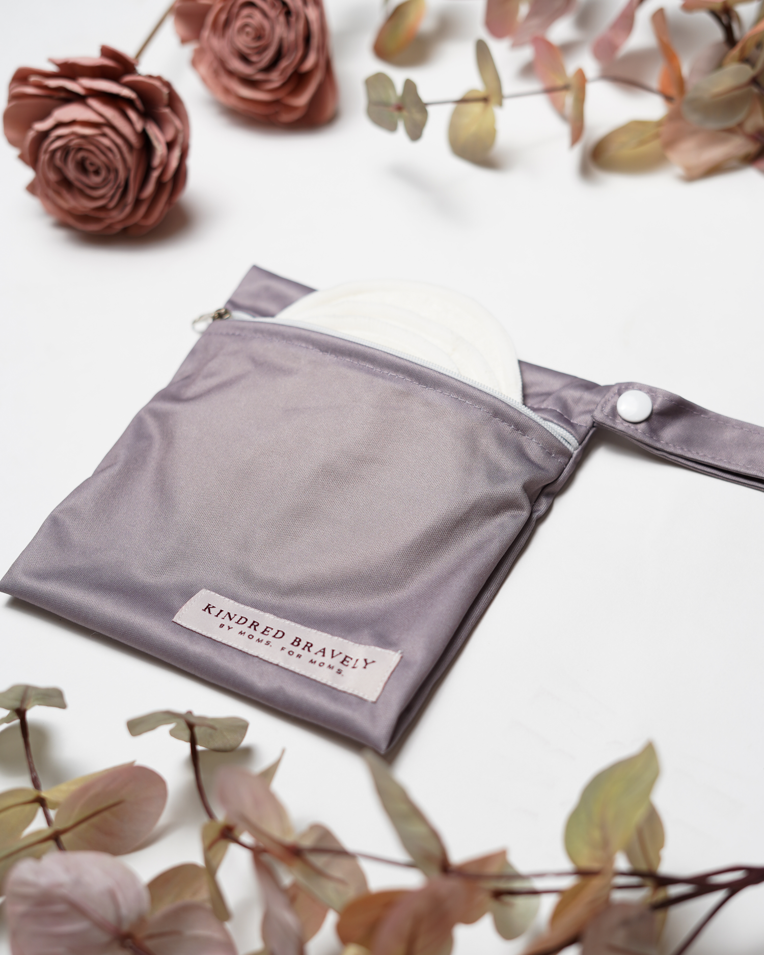 Organic Bamboo Reusable Nursing Pads | Ivory - Image 2