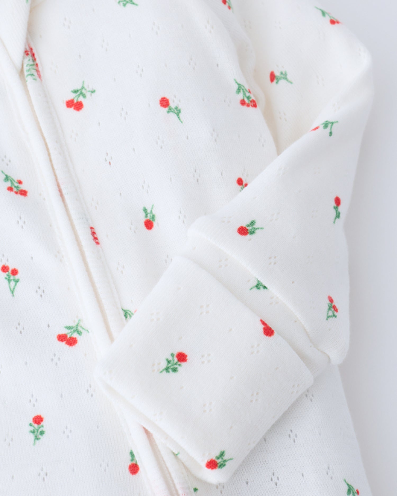 Pointelle Baby Pajama | Dainty Ditsy - Image 3
