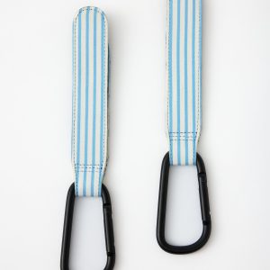 Stroller Party™ Clips (2-Pack) | Blue Pinstripe