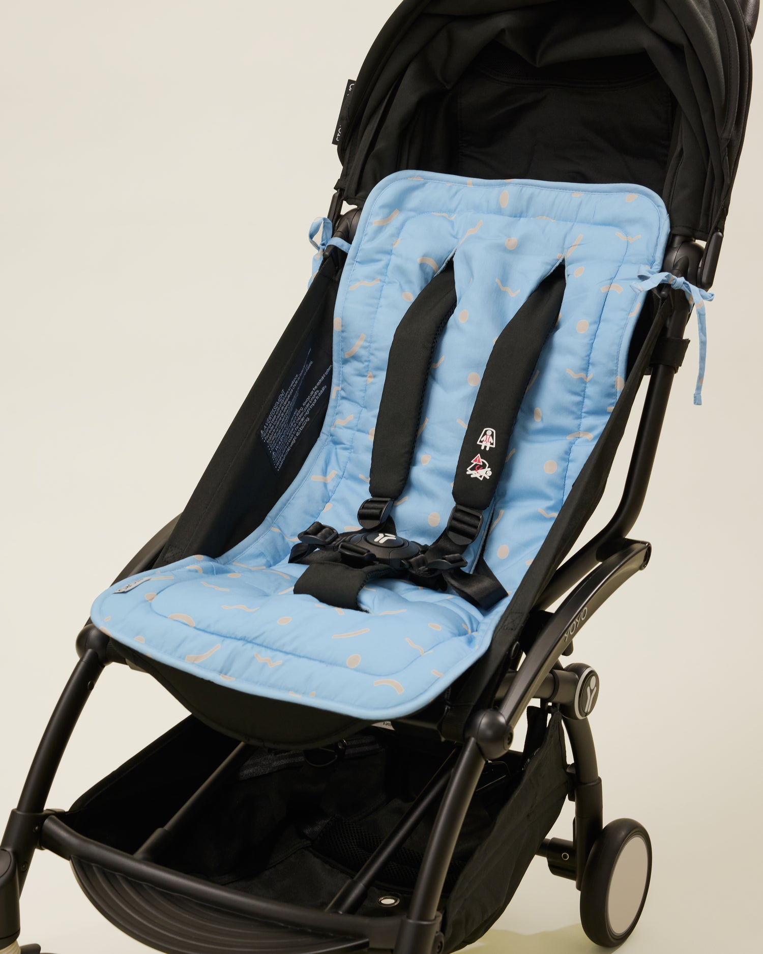 Stroller Party™ Seat Liner | Sky Squiggles - Image 4