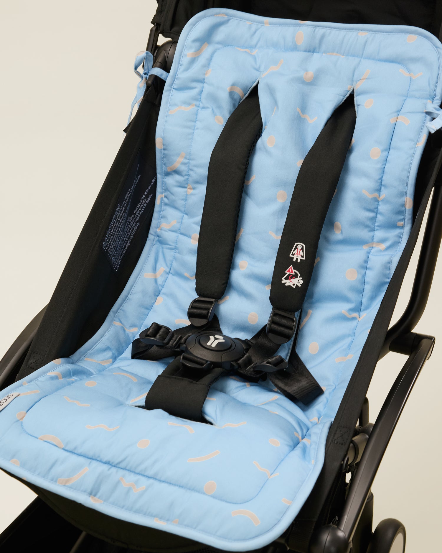 Stroller Party™ Seat Liner | Sky Squiggles