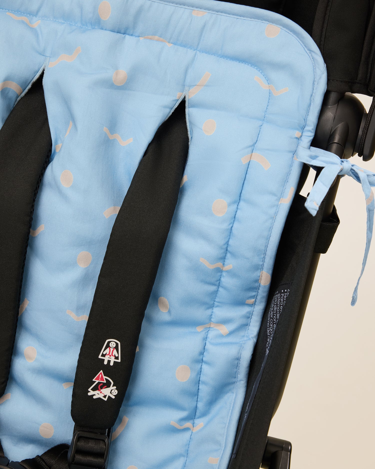 Stroller Party™ Seat Liner | Sky Squiggles - Image 3