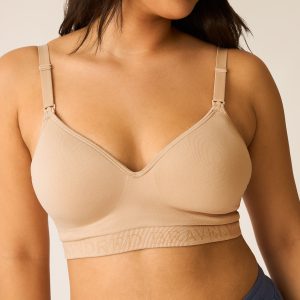 Signature Sublime® Contour Hands-Free Pumping & Nursing Bra | Beige