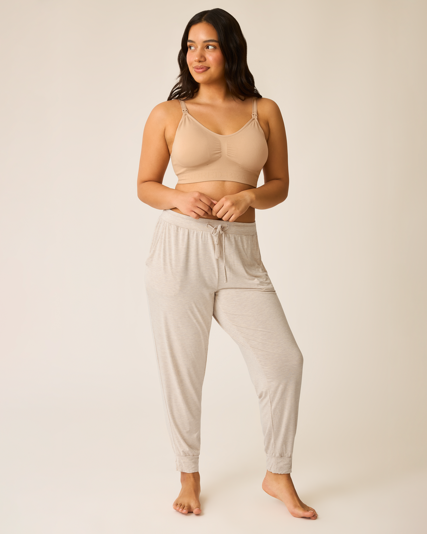 Ultralight Sleep & Lounge Jogger | Oatmeal Heather - Image 2