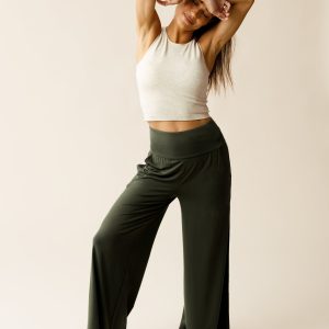 Bamboo Wide Leg Maternity & Postpartum Lounge Pant | Thyme