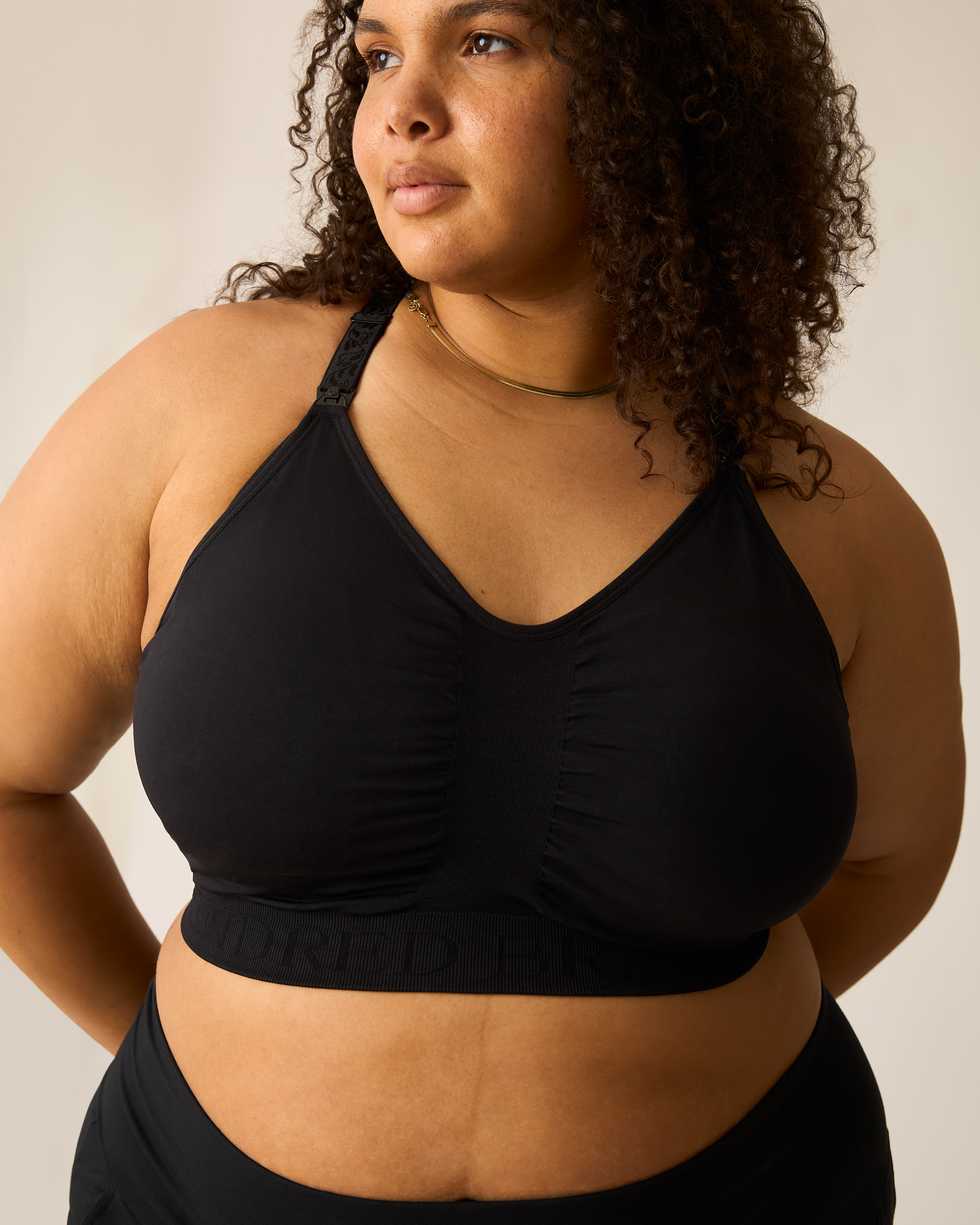 Sublime® Low Impact Nursing Sports Bra | Black