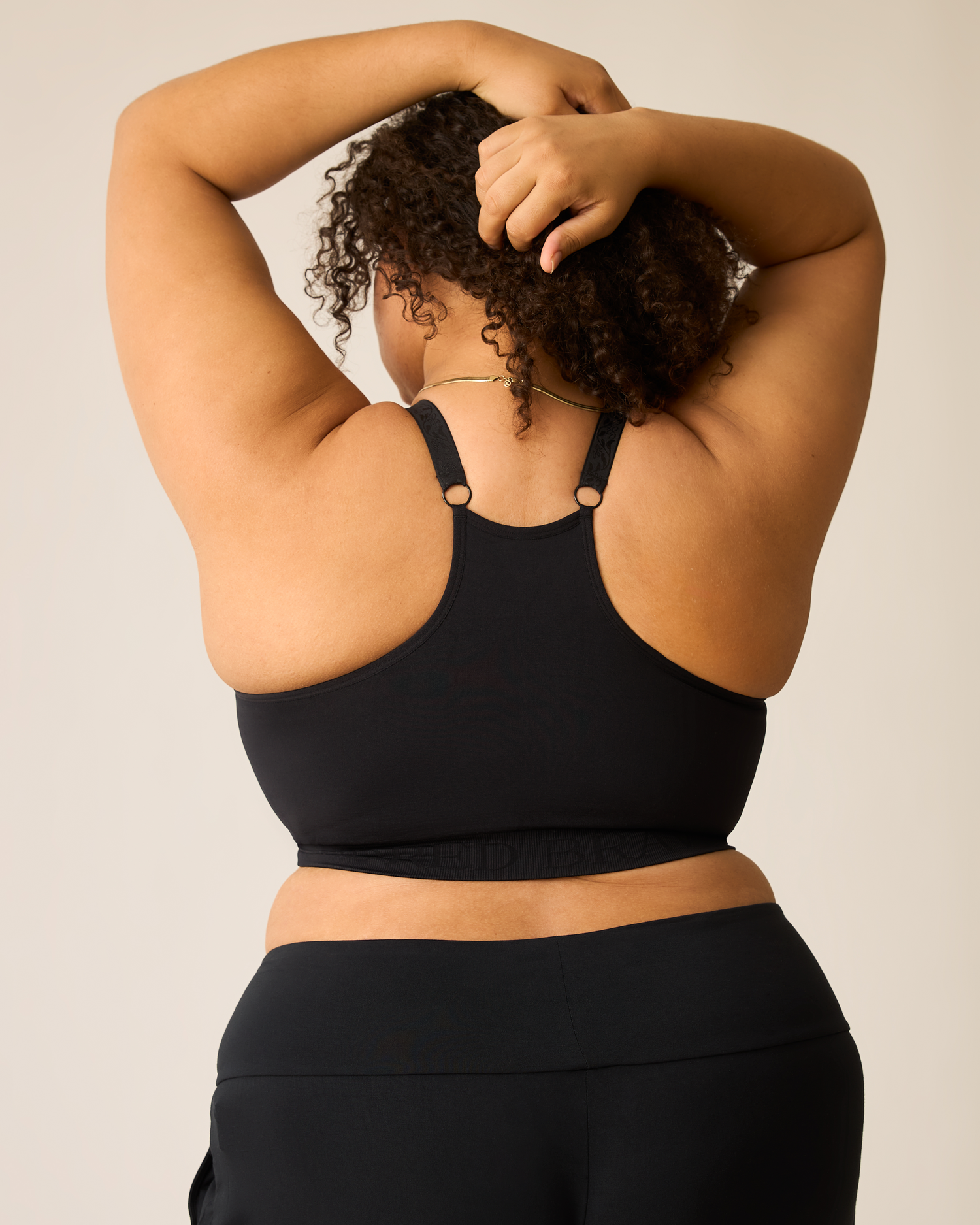 Sublime® Low Impact Nursing Sports Bra | Black - Image 5