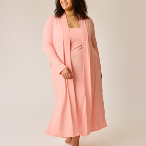 The Sunday Lounge Duster | Sunset Pink