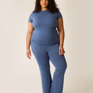 The Sunday Maternity & Nursing Pajama Set | Slate Blue