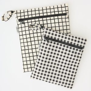 Wet/Dry Bag Set | Black Grid