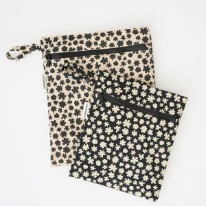 Wet/Dry Bag Set | Cream Chamomiles